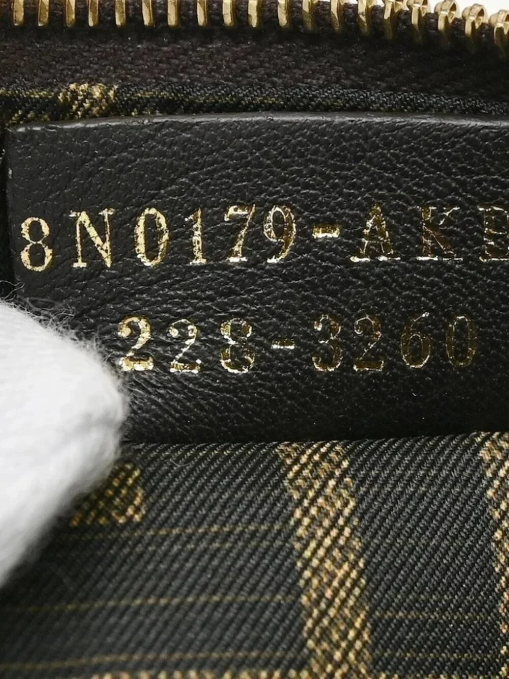 Fendi Brown Zucca Pouch
